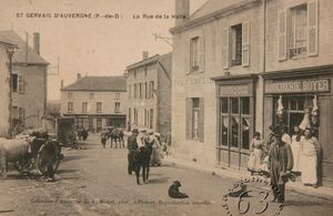La rue de la Halle 1905