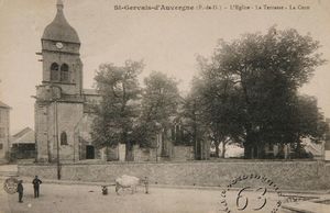 L'Eglise, la Terrasse et la Cure 1910