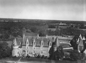 Le château de la Motte Glain 1940