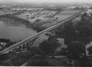 Le Pont du chemin de fer au dessus de l'Erdre 1940