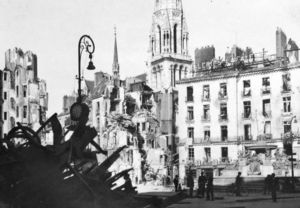 La Place Royale après les bombardements de 1943 1943