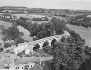 Le pont des Monnières 1950