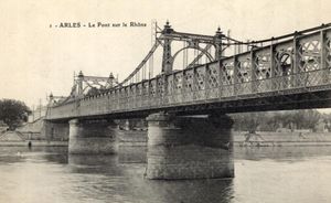Le Pont sur le Rhône 1920