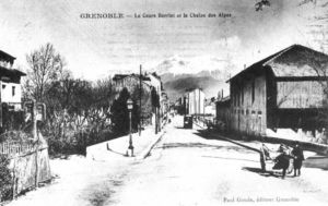 Grenoble, cours berriat 1880