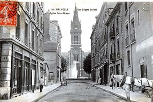 Intersection cours berriat et rue Edgar Quinet 1905