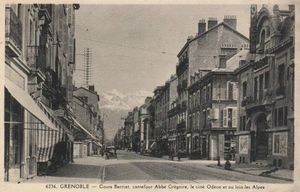 Cours Berriat, Carrefour Abbé Grégoire 1935