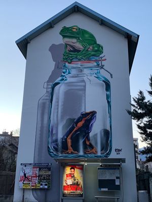 Œuvre de street art par ETIEN 2019