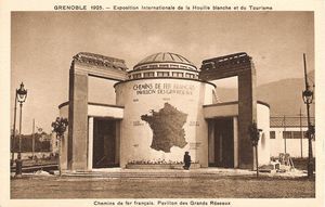 Exposition universelle de la Houille Blanche, Pavillon des Grands Réseaux 1925