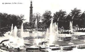 Fontaines durant l'exposition universelle de la Houille Blanche 1925