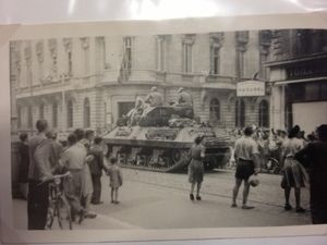 libération grenoble, les chars entrent dans la ville 1944