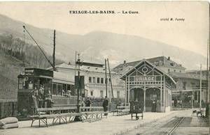 Gare d'Uriage les Bains - Train - 1902 1902