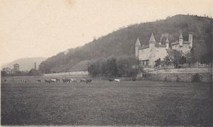 Villemoirieu, envrions de Crémieu, Château de Bien-Assis 1910