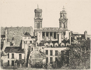 Vue sur les clochers de Saint-Sulpice, 1841 1880