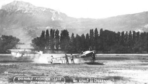 Show aérien au sud de Grenoble 1912