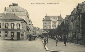 MORLAIX, la Rue d'Aiguillon 1910