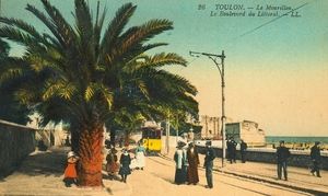Boulevard du Littoral, avec tramway  1905