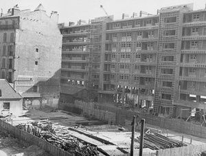 Construction des immeubles de la Frontale, Toulon (vers 1951) 1951
