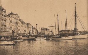 Port de Toulon, bateaux de plaisance 1930