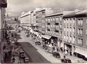 Rue de Siam et l'église st Martin 1950