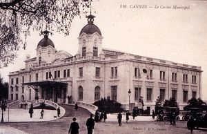L'ancien Casino municipal (l'entrée nord) 1918