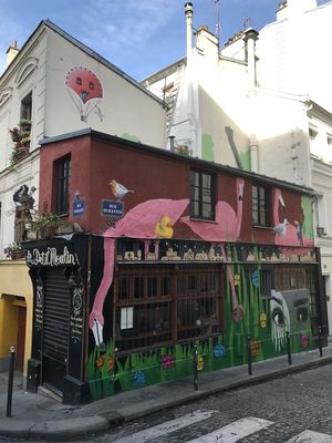Décoration murale à Montmartre 2017