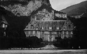 Chateau de Bérenger "de Mélusine", Sassenage 1914