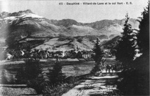 Villard de Lans, le village et le Col Vert (1766m) 1900