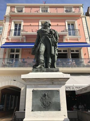 Statue de Pierre André de Suffren 2018