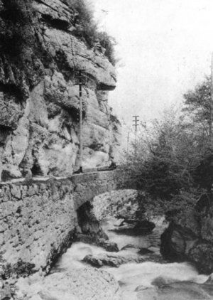 le Pont Charvet, ancienne route de Grenoble 1905