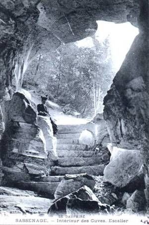Entrée des Cuves, l'Escalier 1910