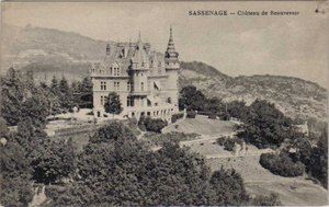 château de Beaurevoir, Sassenage 1910