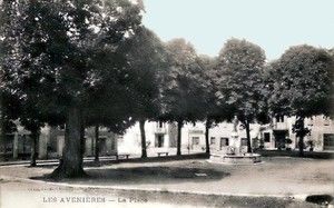Les Avenières, Place de Ciers et le Tilleul centenaire 1900
