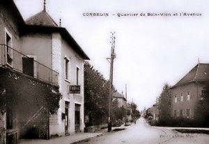 Corbelin, l'Avenue au début du XX siècle 1900