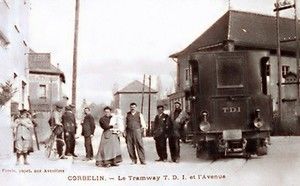 Corbelin, Tramway TDI, arrêt de Bois-Vion 1910