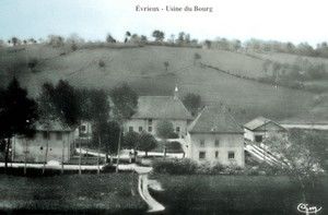 Usine du bourg d'Evrieu 1950