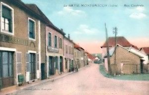 La Bâtie Montgascon, rue Centrale 1900