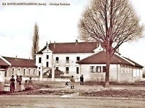L'école publique, La Bâtie Montgascon 1910