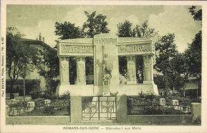 Romans-sur-Isere, Monument aux Morts 14-18 1920