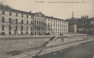 Ancienne Caserne de Serin, quai Saint-Vincent 1930