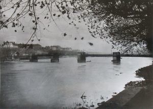 Ancien Pont de Saint-Clair en partie détruit, 1944 1944