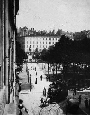 Place Bellecour, fin XIXe siecle 1890