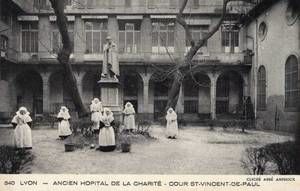 Ancien Hôpital de la Charité, Lyon 1900
