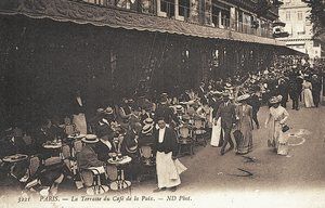 Terrasse du Café de la Paix 1900