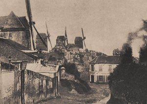 les Moulins de Montmartre, au 19e siècle 1880