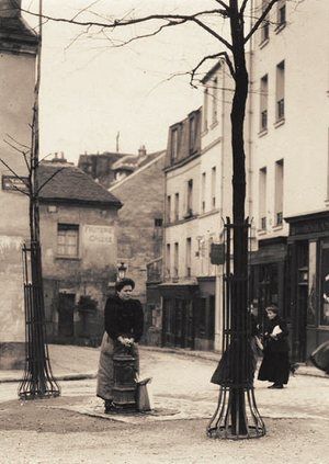 corvée d'eau Place du Tertre, Montmartre 1900