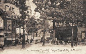 Place du Tertre, vieux Montmartre 1900