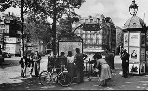 Place Pigalle, métro Pigalle, Montmartre 1960