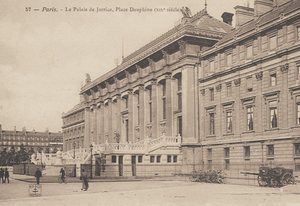 Palais de Justice, place Dauphine 1900