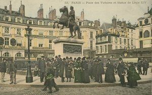 statue de Louis XIV, Place des Victoires 1900