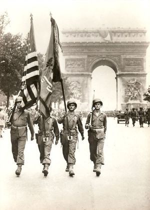 Défilé de la Victoire à Paris 1944